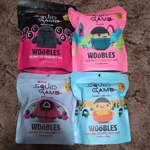 Squid Game The Woobles Crochet Kit Set